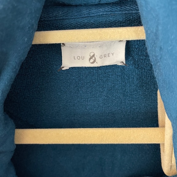 LOU & GREY Vibrant Blue Soft Cowl-neck Sweater M - Picture 4 of 6